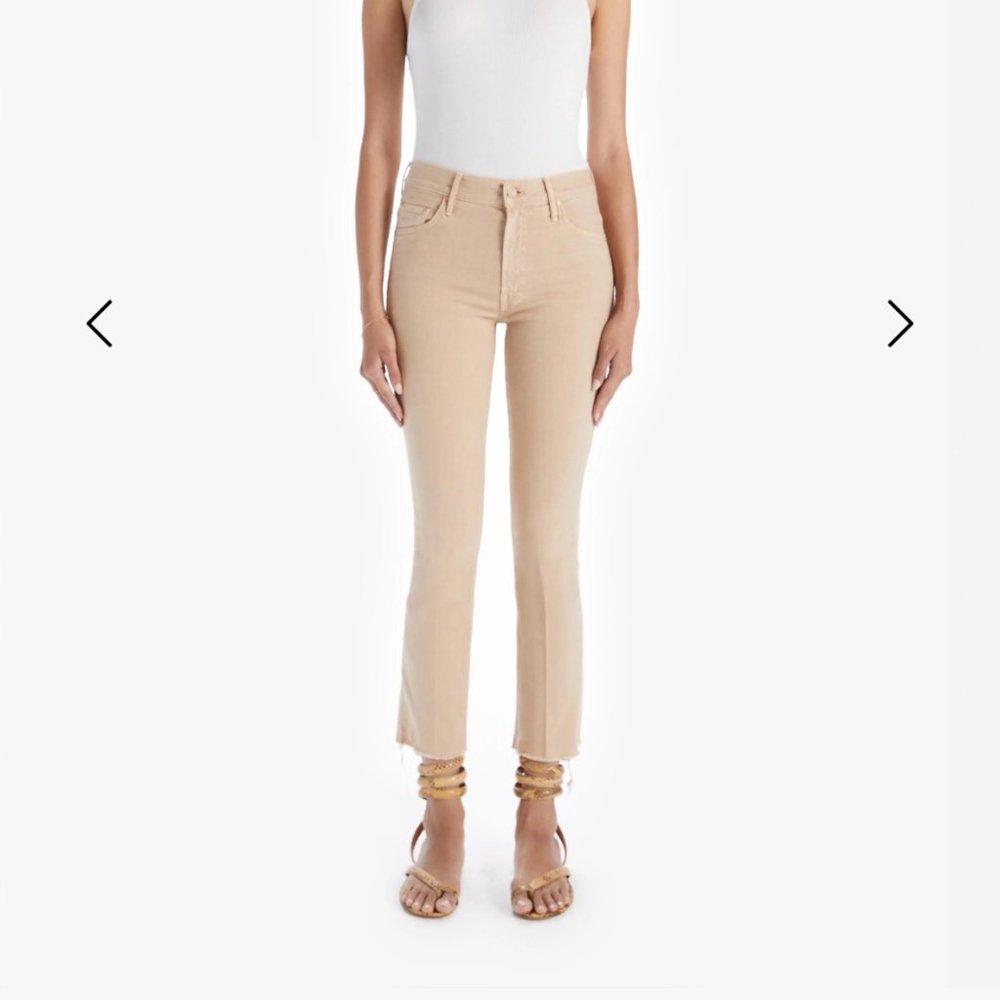 MOTHER Insider Ankle Fray in So Far Gone, Size 24